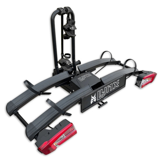 Carrier du vélo de lynx Tiltable pour 2 vélos - Towbar