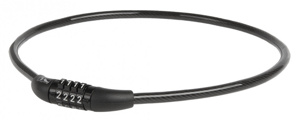 M-Wave Cable Lock, combination lock, 600 x 8 mm, black