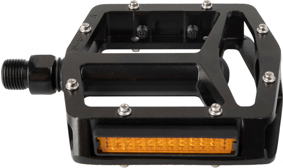 Pedal plano e estável de onda m 93 x 97 x 20 mm de alumínio preto