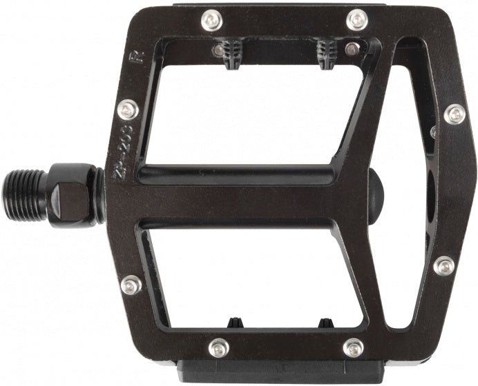 Pedal plano e estável de onda m 93 x 97 x 20 mm de alumínio preto
