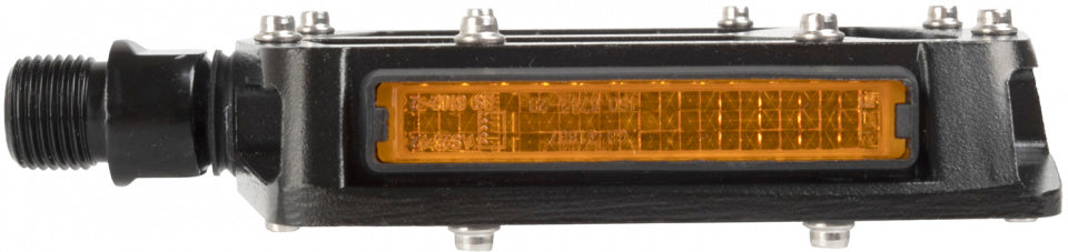 Pedal plano e estável de onda m 93 x 97 x 20 mm de alumínio preto