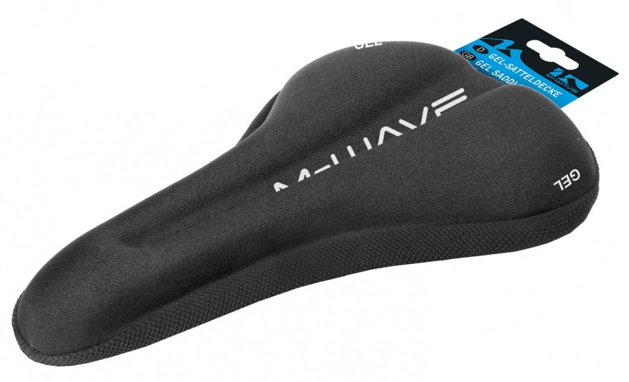 M-Wave Saddle Cover Anatomical Gel Black