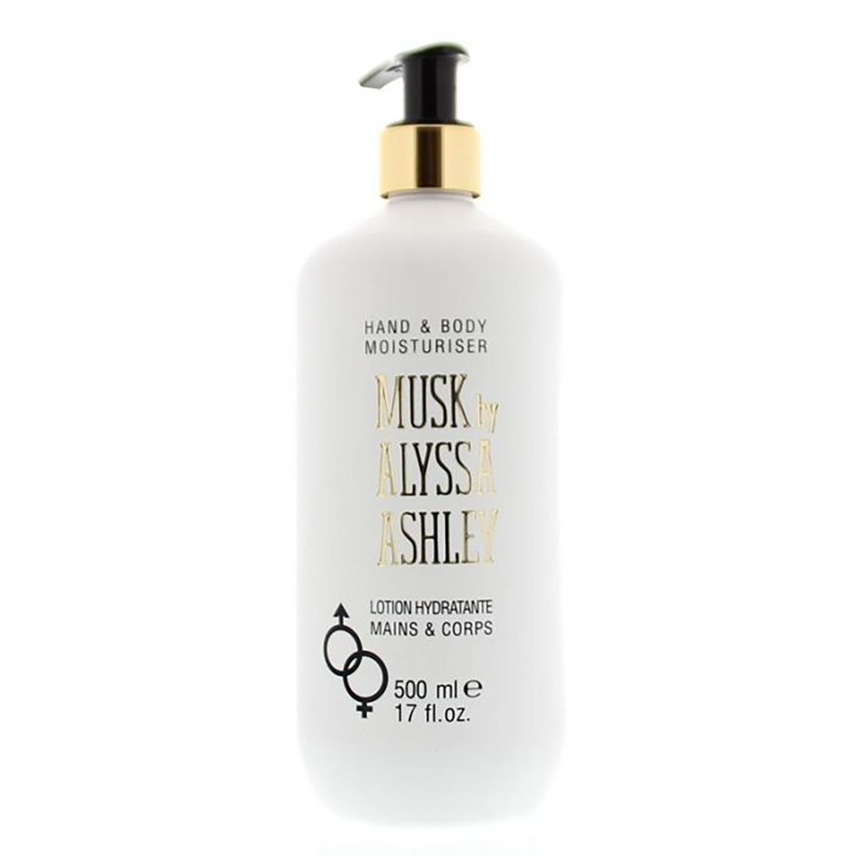 Alyssa ashley body lotion with pump musk 500ml unisex