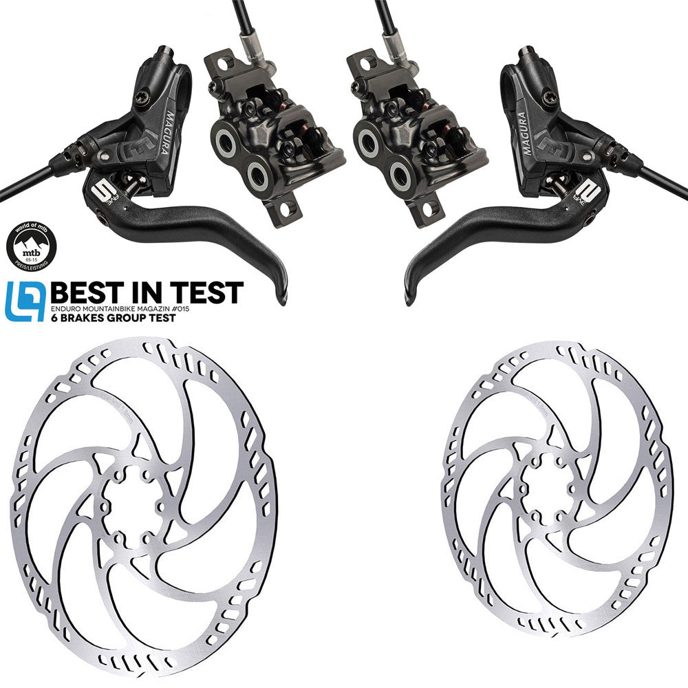 Magura mt5 disc brake set + storm hc