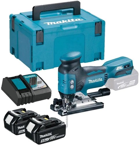 Makita djv181rtj mearaí gan sreang t-láimhseáil | 18v 5.0ah - djv181rtj