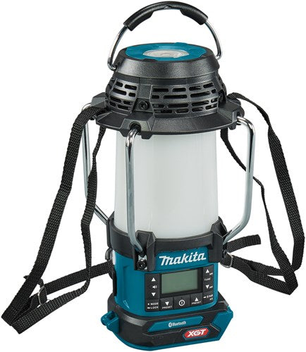 Lâmpada de acampamento Makita MR010GZ 40V Max com rádio e Bluetooth | sem baterias e carregador - mr010gz