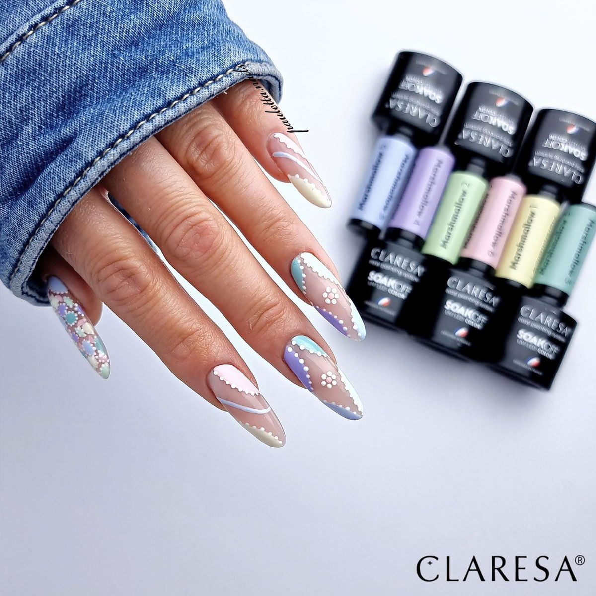 Claresa UV LED Gel Polish 5ml Marsh Mallow 4
