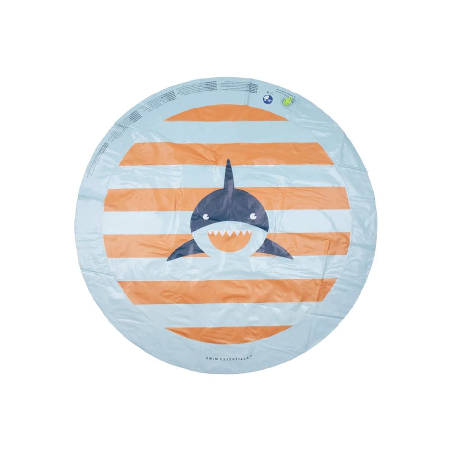 Tropical shark | multi-colored water play mat ø 150 cm