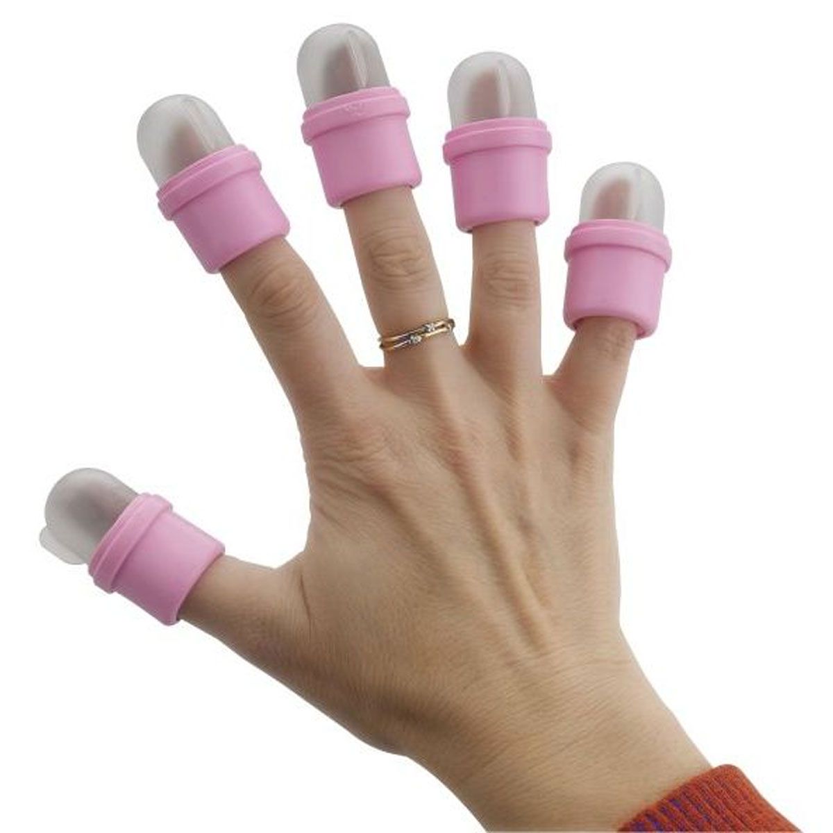 Sibel kynsienpoistoaine liottaa sormustimet pinkki 10 kpl.