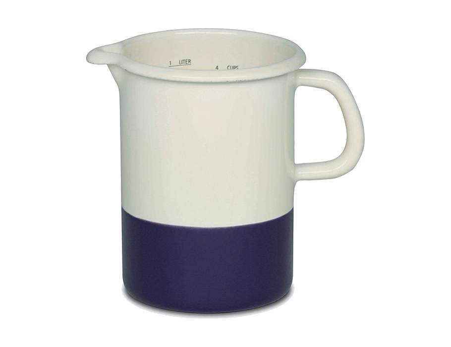 Riess emalje målekopp - 1 l