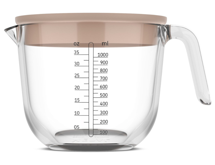 Mepal miarka z pokrywką - Chef It - kreda - 1000ml