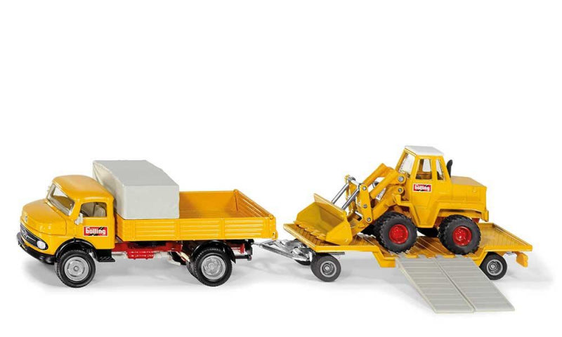 Siku Super Mercedes-Benz 710 med Kramer 411 hjullastare