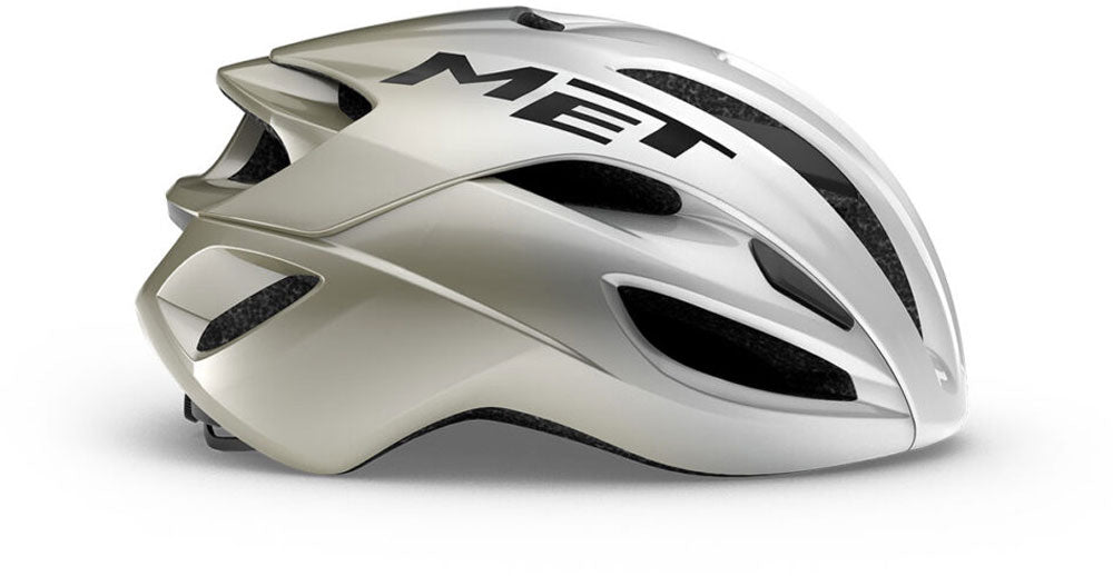 Met rivale mips silver gray glossy - road bbike hel | l (58-61 cm)