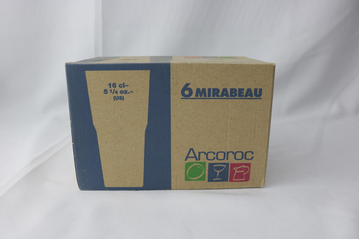 Arcoroc glas 16cl set 6 mirabeau