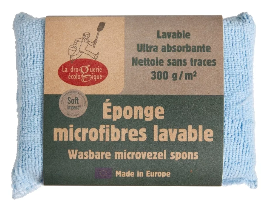 Spugna in microfibra lavabile La droguerie ecologica