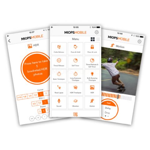 Miops smartphone remote control md-c2 with c2 cable for canon