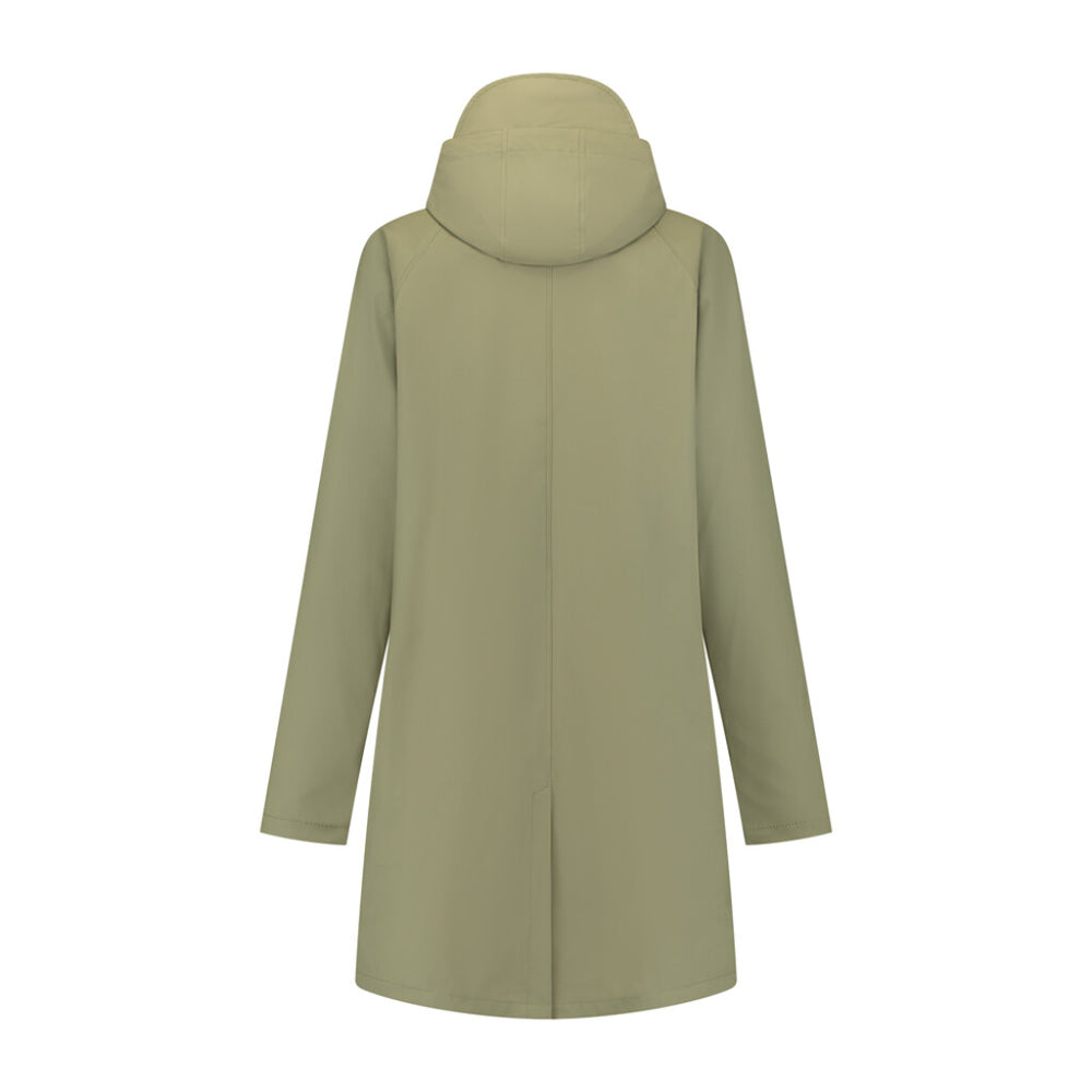 Dešťová dešťová plášťová pláštěnka - Velikost S - Vyrobeno z polyesterového měkkého dotyku - Olive Green