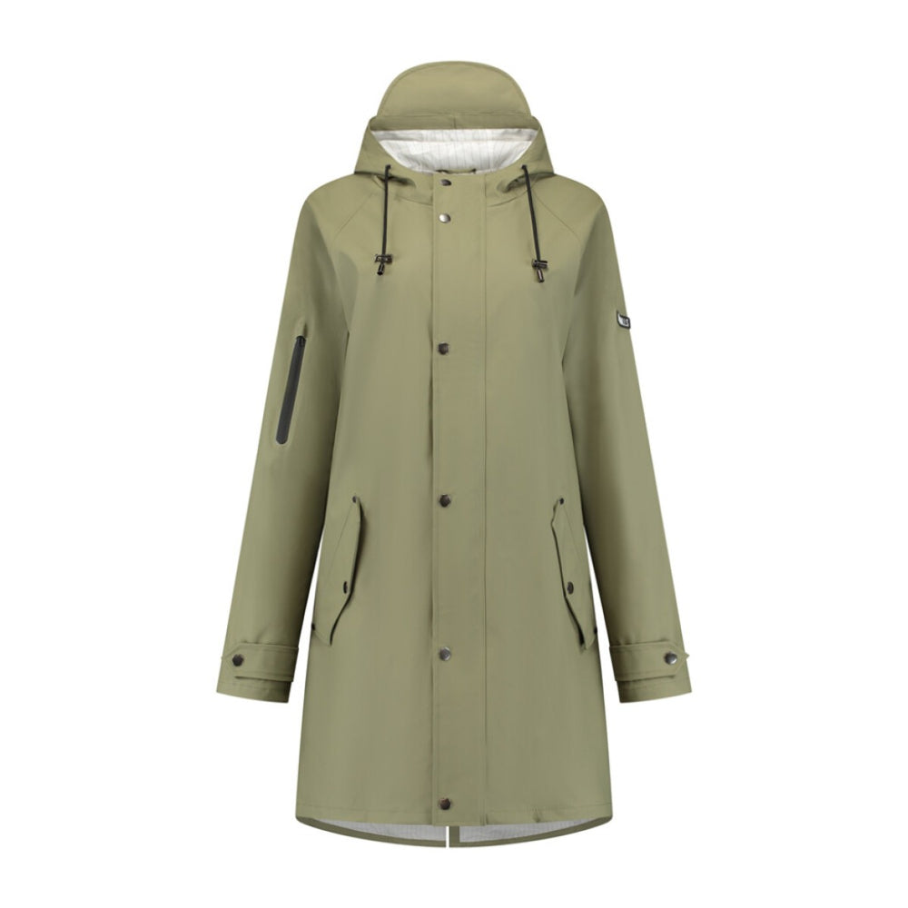 Dešťová dešťová plášťová pláštěnka - Velikost S - Vyrobeno z polyesterového měkkého dotyku - Olive Green