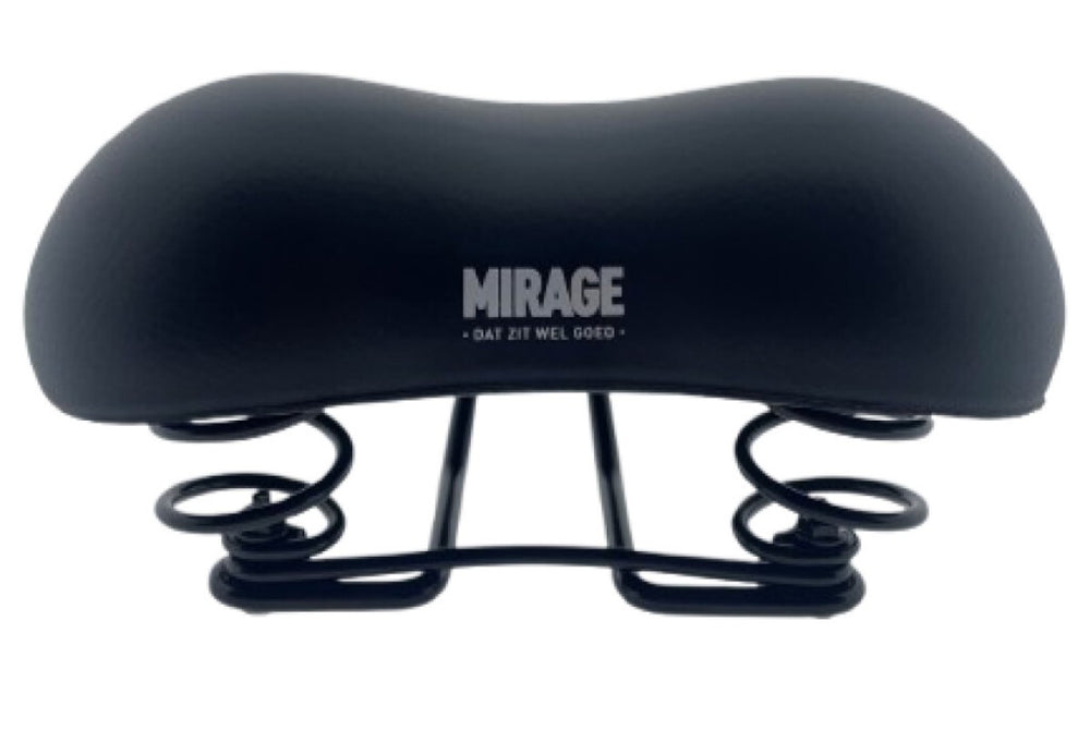 Mirage saddle tour comfort with suspension shorty, black