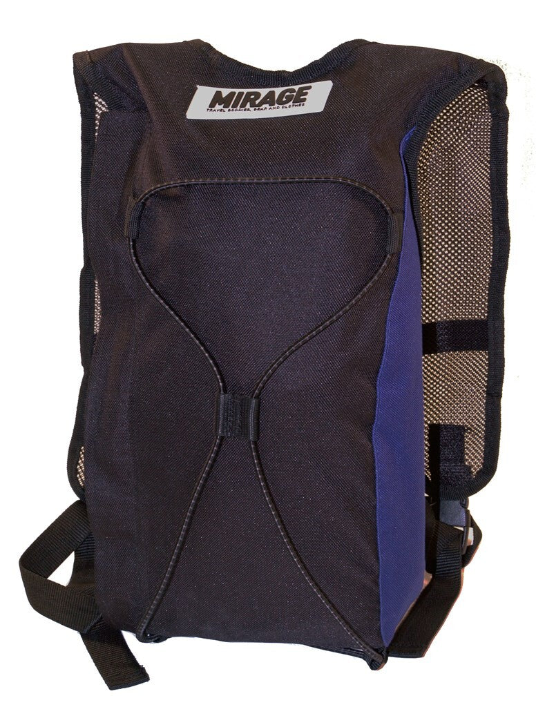 Mirage rugzak, zwart blauw