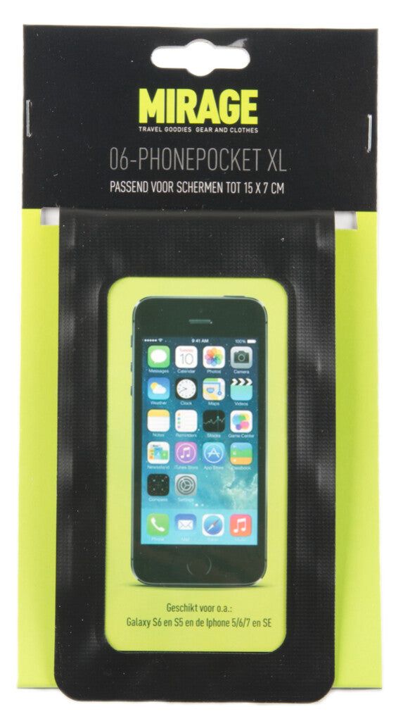 XL phone holder with handlebar mount