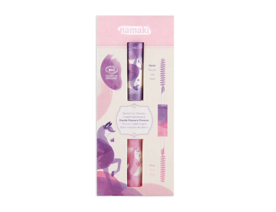 Namaki Haarmascara rosa und lila