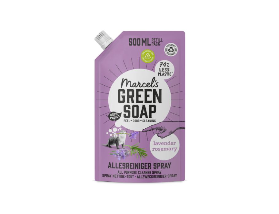 Marcel's Green Soap Rebill - All -Cleaner Spray - Lavender Rosemary - 500ml