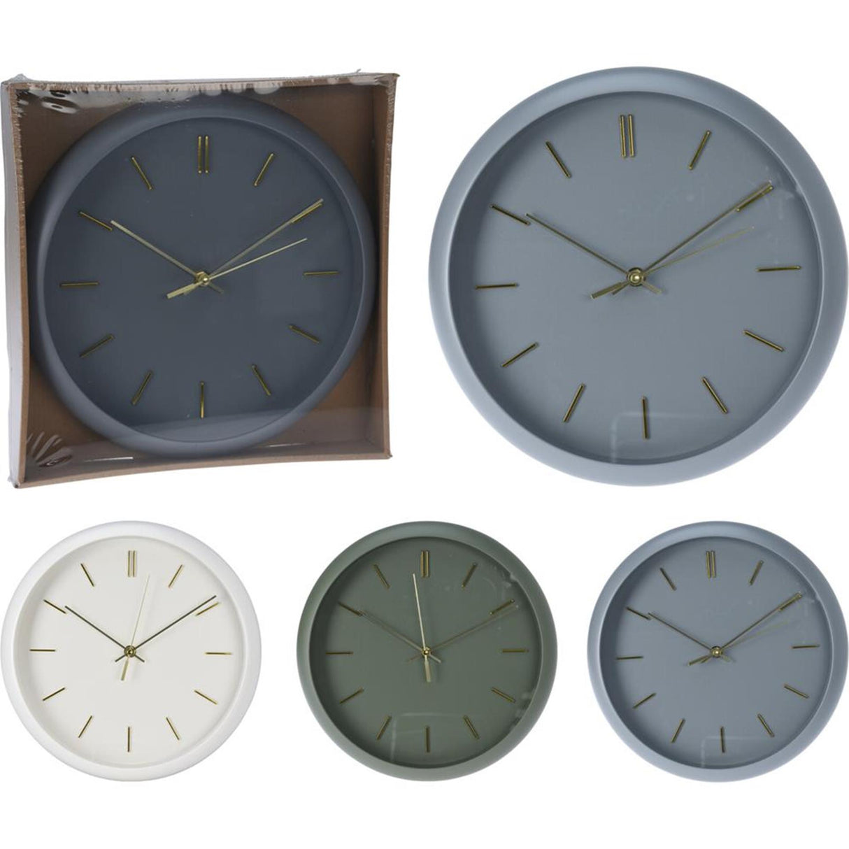 Cosydecor wandklok 30x4,5cm