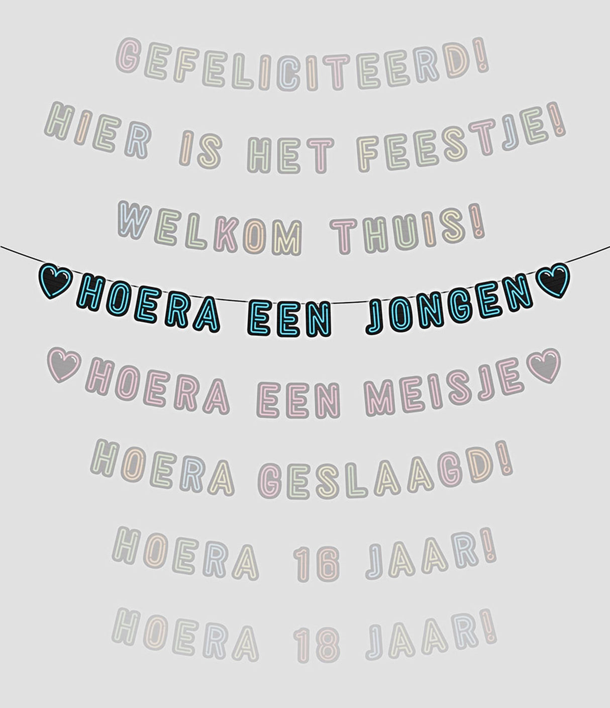 Paperdreams neon slinger hoera jongen!