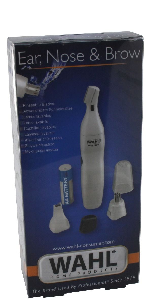 Wahl nese trimmer våt tørt trippel hode