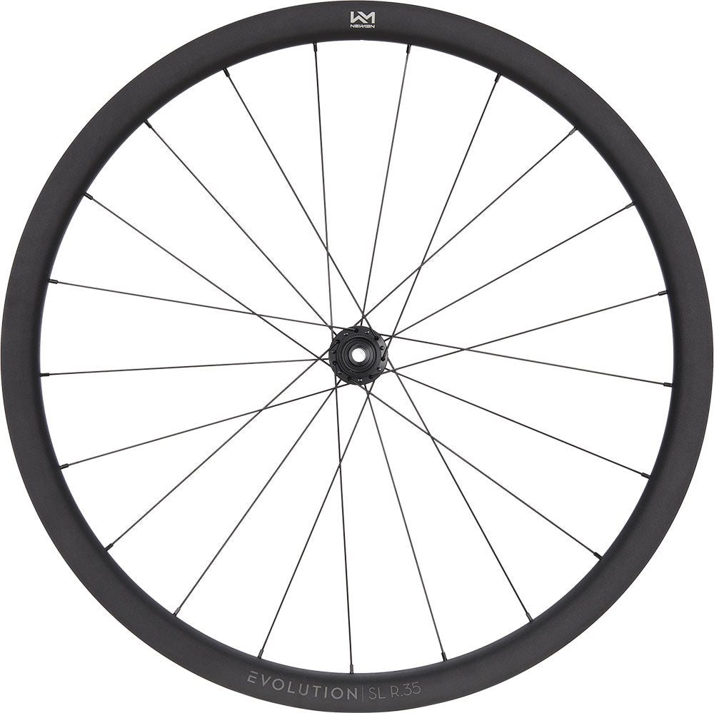 Newmen evolution sl r.35 fade r sj cl 12x100 front wheel