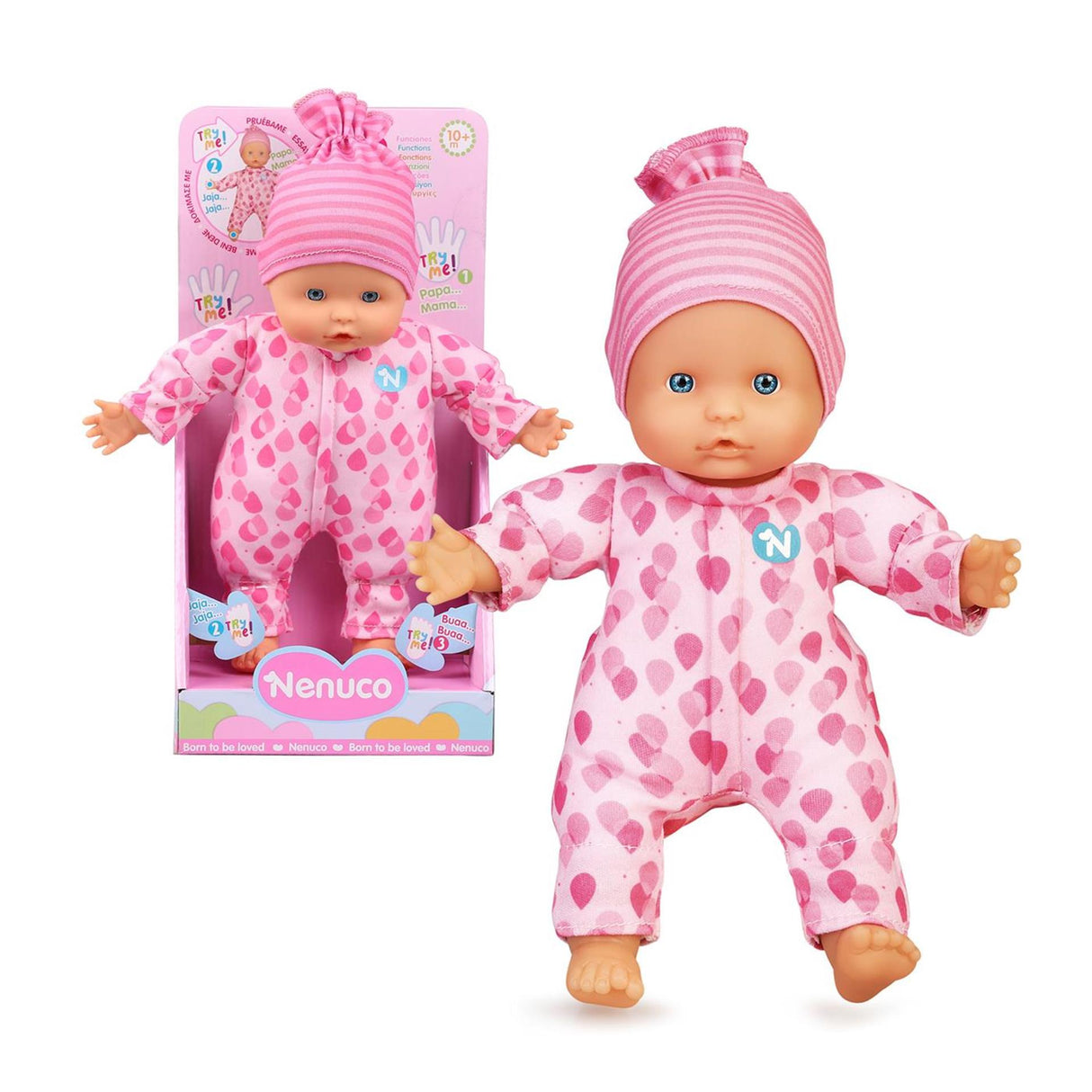 Nenuco zachte babypop 25cm 3 functies