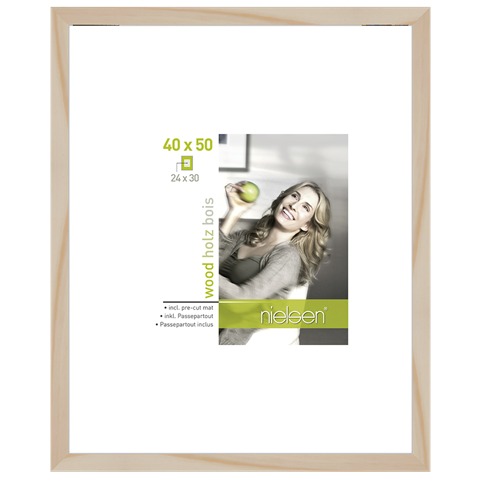 Nielsen Design Nielsen Photo Frame 8988023 Apollon Natural 40x50 24x30 cm