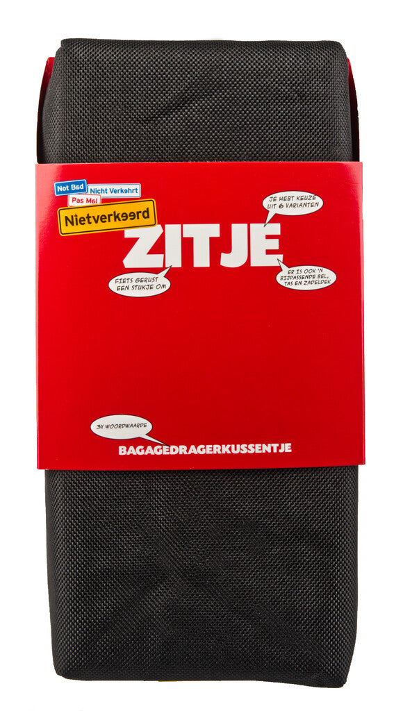 luggage carrier cushion Eco 32 cm black