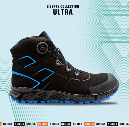 No risk ultra 1047.41 atop metaalvrij s3 | zwart blauw | maat 43 - 5607421074433