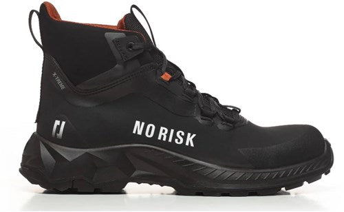 No risk x-treme mid black 1057.00 s3 | zwart | maat 46 - 5607421119462
