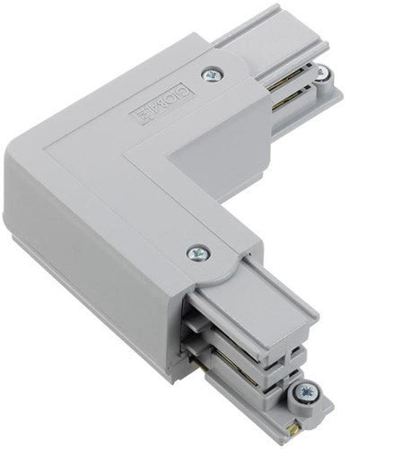 Nordisk hjørnestykke fast 90°. for. skinne aluminium venstre 5050035
