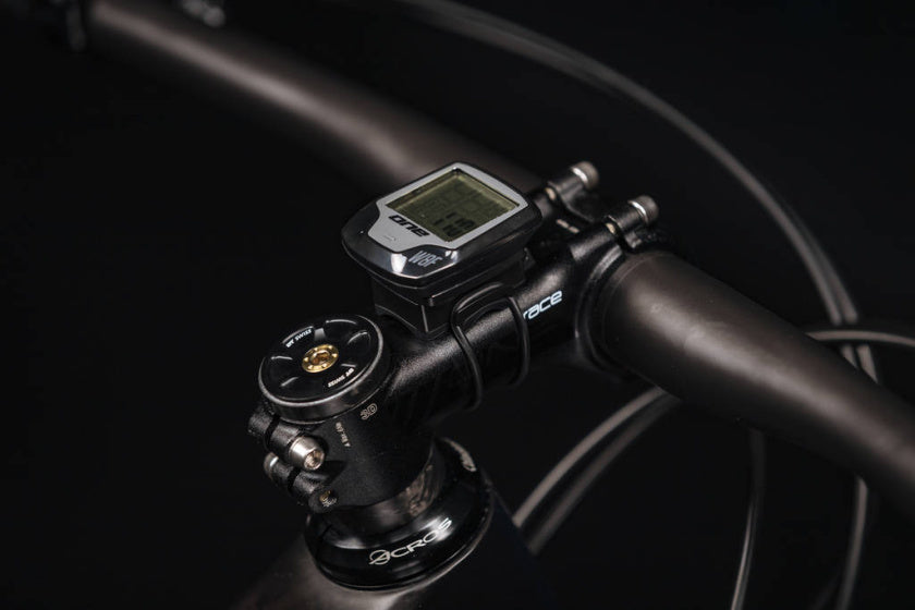 Ein Fahrrad Computer 8 Wireless uniarze schwarz grau