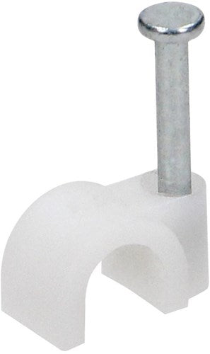 Orno serre-câble 7mm rond blanc sachet (100) - 4113213