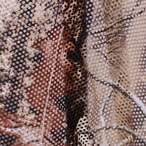 Filet de camouflage club extérieur forêt marron 1,5x4 m