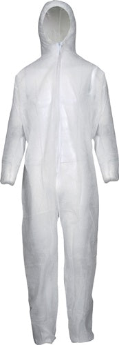 Asatex wegwerpoverall | maat xxl | wit | psa-categorie i | 1 stuk - pp-1l xxl - pp-1l xxl