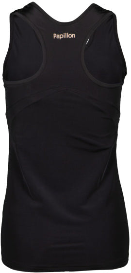 Papillon Tanktop Racer Back Ladies Black Velikost xxl