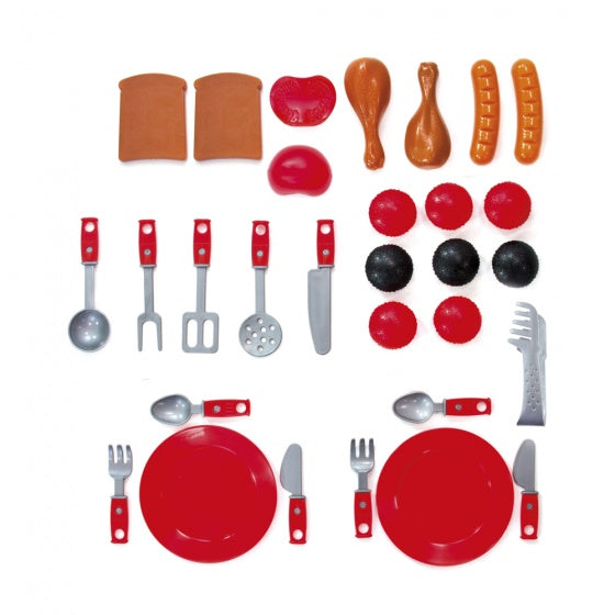 Paradiso Toys Toys Toy Barbecue 50 cm Red Black