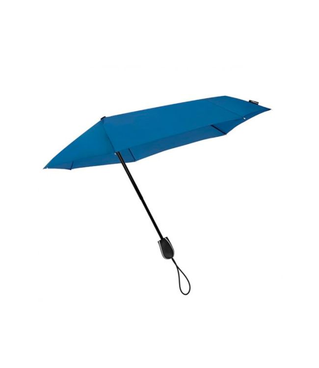 Impliva stormparaply sammenleggbar aerodynamisk opp til 80 km t blå
