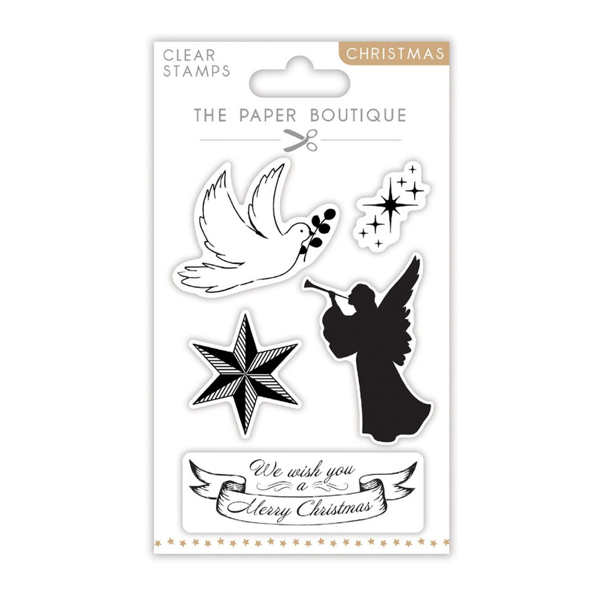 The paper boutique • christmas clear stamps angels
