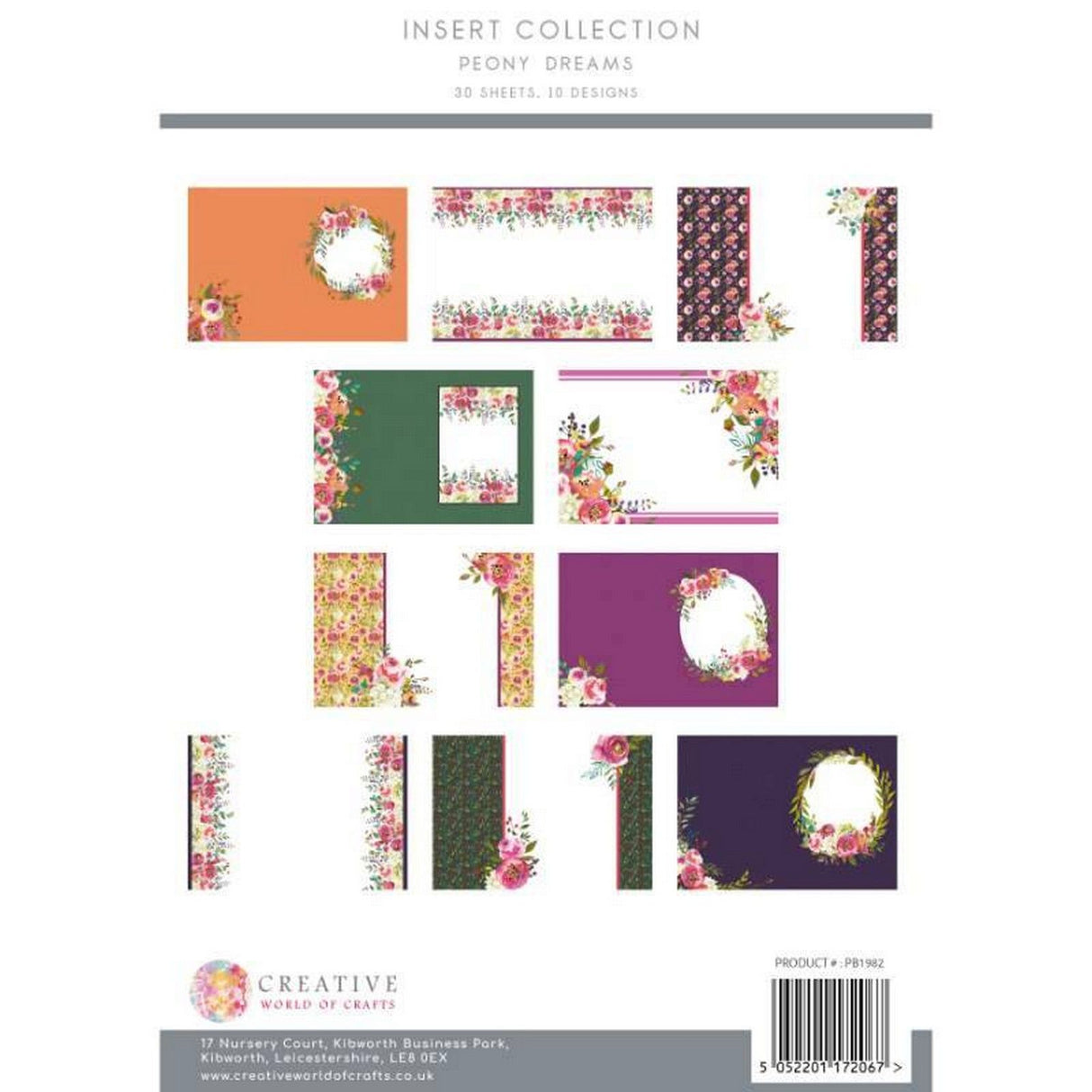 The paper boutique • peony dreams insert collection