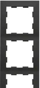 3-kratni prekrivni okvir Peha badora mat črna - 4603670