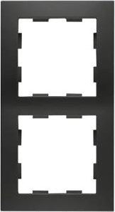 Peha badora mat črna vgradna enota utp cat6 rj45 dvojna - 4603610