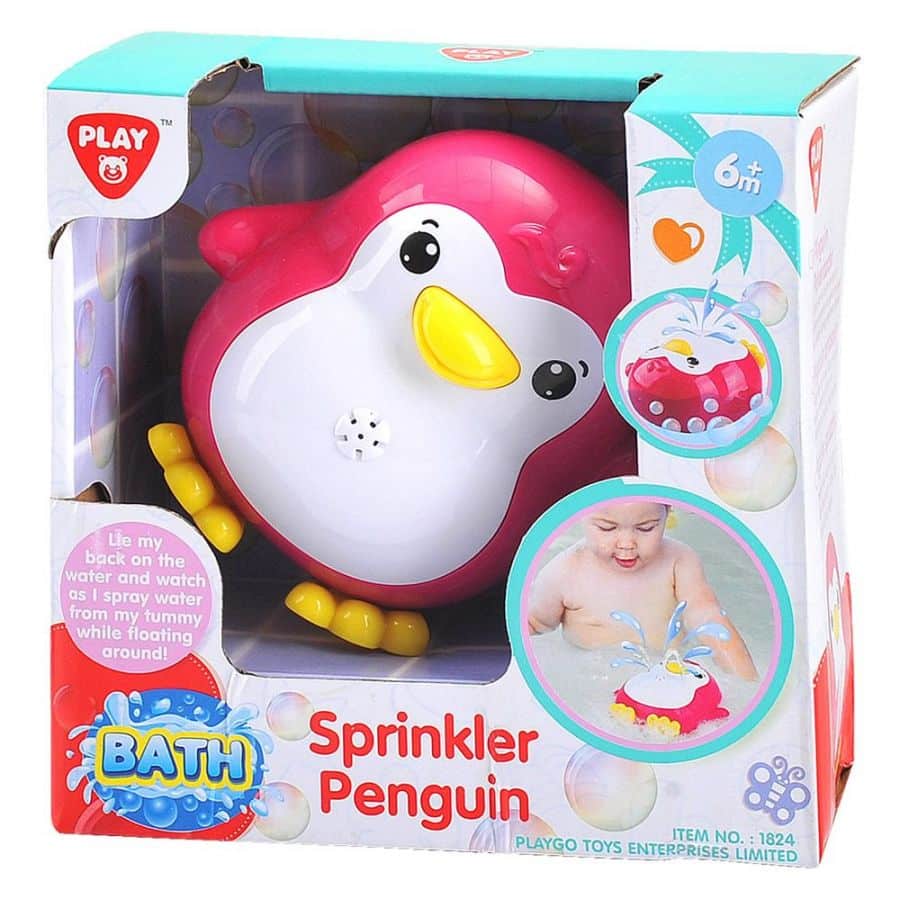 Playgo - water-squirting bath penguin