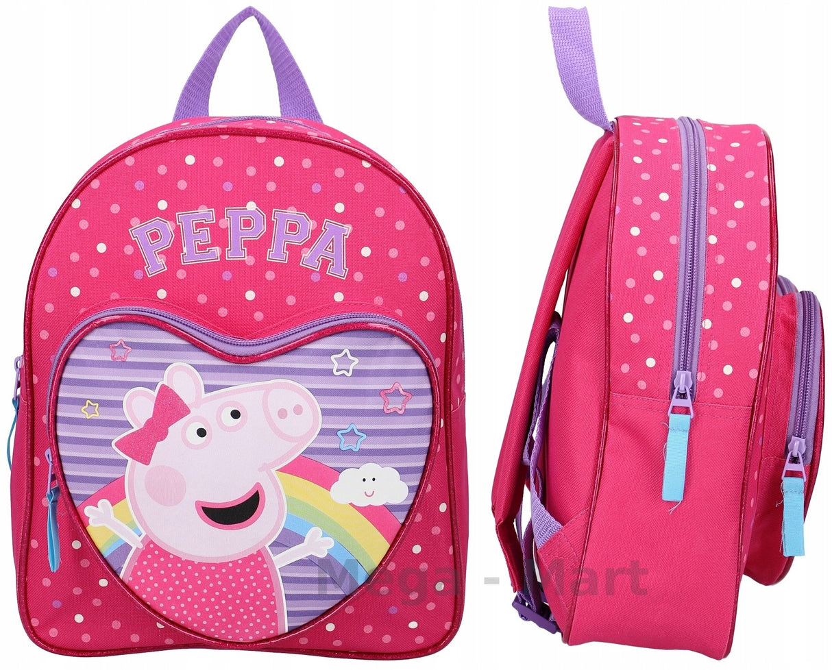 Zaino Otto Simon Peppa Pig con 2 tasche